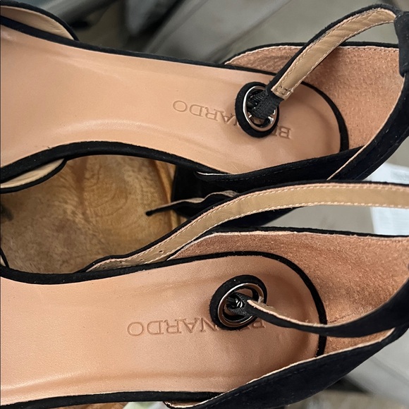 Worn once, Bernardo, size 8, Black Block High Heels, COZY! - Picture 11 of 13